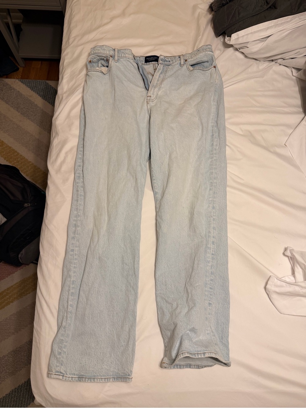 Abercrombie & Fitch Light Blue Men's Bootcut Jeans